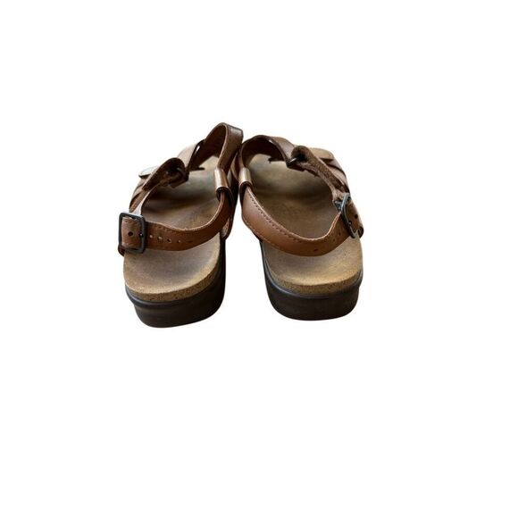 SAS Womens Brown Leather Huggy All Day Tripad Comfort Sandals Size 8M - Picture 10 of 15